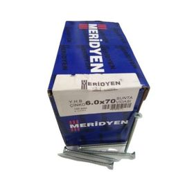 Meridyen 6.0x70 mm 100 Adet Sunta Vidası