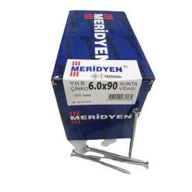 Meridyen 6.0x90 mm 100 Adet Sunta Vidası
