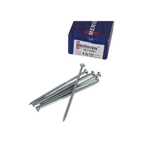 Meridyen 6x120 mm 50 Adet Paket Sunta Vidası