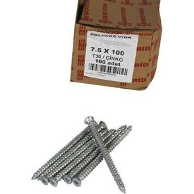 Meridyen 7.5x100 mm 100 Adet PVC Buldex Vidası