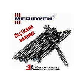 Meridyen 7.5x100 mm 100 Adet PVC Buldex Vidası