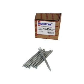 Meridyen 7.5x120 mm 100 Adet Paket PVC Buldex Vidası