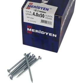 Meridyen YHB 4x50 mm 500 Adet Sunta Vidası