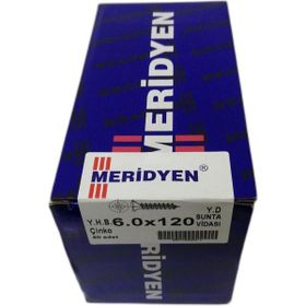 Meridyen YHB 6X120 mm 50 Adet Sunta Vidası