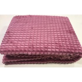 Merinos 200x220 cm Gül Kurusu Tomurcuk Piramit Çift Kişilik Battaniye