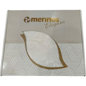 Merinos Elegans 220x240 cm Krem Çift Kişilik Battaniye