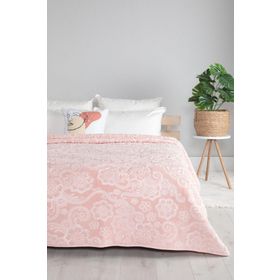 Merinos Elegans Embos Pudra Çift Kişilik Battaniye