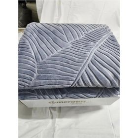 Merinos Elegans Gri 220x240 cm Çift Kişilik Battaniye