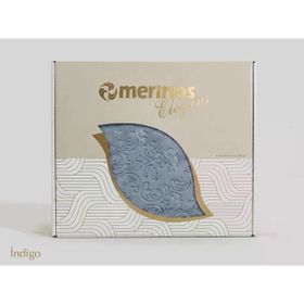 Merinos Elegans İndigo Çift Kişilik Battaniye