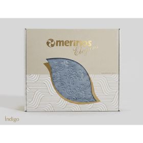 Merinos Elegans İndigo Çift Kişilik Battaniye