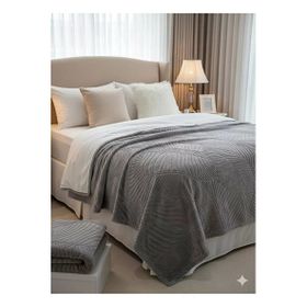 Merinos Elegans İndigo Çift Kişilik Battaniye