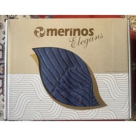 Merinos Elegans Tek Kişilik 160 x 220 cm Mavi Battaniye