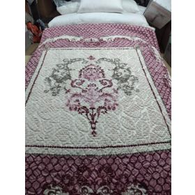 Merinos Gold Albina Krem-Pembe 4.25 kg Battal Boy Kabartmalı Battaniye