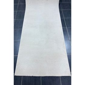 Merinos Leaf Kaymaz Taban Rölyef Krem 100x350 cm Halı
