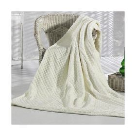 Merinos Merinos Pearl Tomurcuk Şampanya Çift Kişilik Battaniye