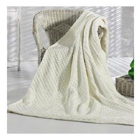 Merinos Merinos Pearl Tomurcuk Şampanya Çift Kişilik Battaniye