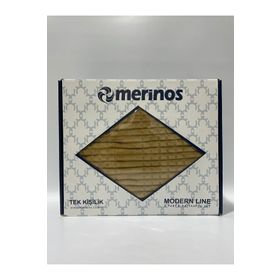 Merinos Modern Line 2 Parça Tek Kişilik Kemik Battaniye Seti