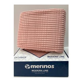 Merinos Modern Line 3 Parça Battaniye Seti
