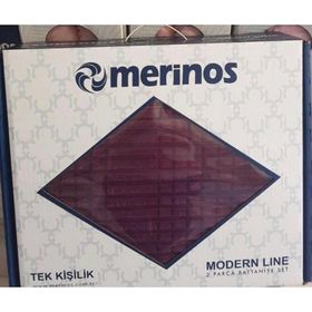 Merinos Modern Line Cherry Tek Kişilik Battaniye Seti