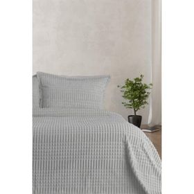 Merinos Modern Line Gri 220x240 cm 3 Parça Battaniye Seti