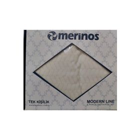 Merinos Modern Line Kemik 150x200 cm Krem 2 Parça Battaniye Seti