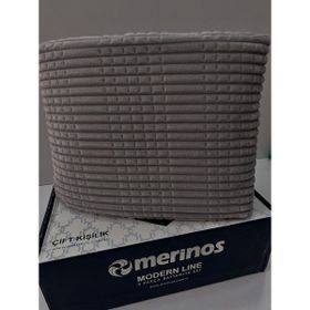 Merinos Modern Line Koyu Gri 150x200 cm 2 Parça Battaniye Seti