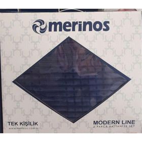 Merinos Modern Line Lacivert Tek Kişilik Battaniye Seti