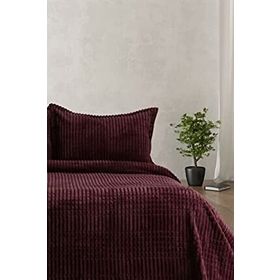 Merinos Modern Line Mürdüm 3 Parça Battaniye Seti