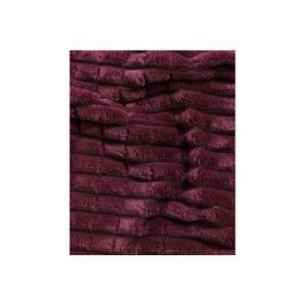 Merinos Modern Line Tek Kişilik 150 x 220 cm Bordo Battaniye Seti