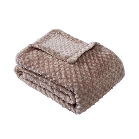 Merinos Pearl Tomurcuk Cappuccino Tek Kişilik Battaniye