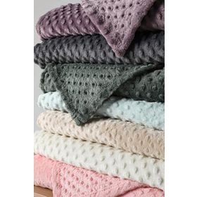 Merinos Pearl Tomurcuk Gri 200x240 Çift Kişilik Battaniye