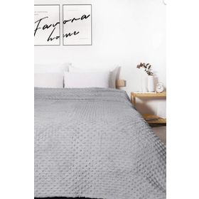Merinos Pearl Tomurcuk Gri 200x240 Çift Kişilik Battaniye