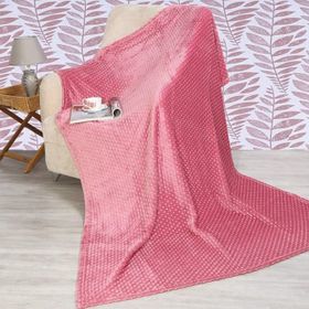 Merinos Pearl Tomurcuk Gülkurusu Tek Kişilik Battaniye