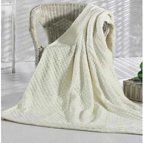 Merinos Pearl Tomurcuk Kemik 200x240 Çift Kişilik Battaniye
