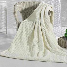 Merinos Pearl Tomurcuk Kemik 200x240 Çift Kişilik Battaniye