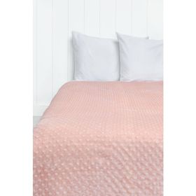 Merinos Pearl Tomurcuk Pudra Çift Kişilik Battaniyesi