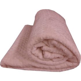 Merinos Pearl Tomurcuk Pudra Çift Kişilik Battaniyesi