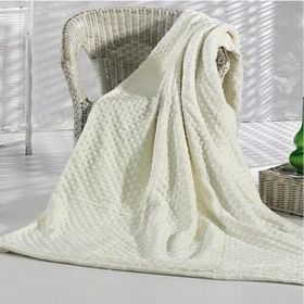 Merinos Pearly Kemik Tomurcuk Soft Çift Kişilik Battaniye