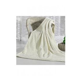 Merinos Pearly Kemik Tomurcuk Soft Çift Kişilik Battaniye