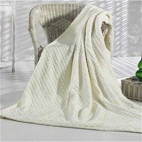 Merinos Pearly Kemik Tomurcuk Soft Çift Kişilik Battaniye