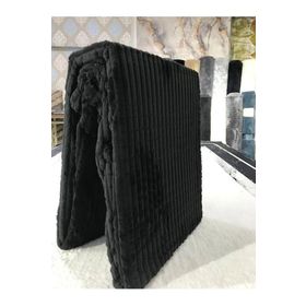 Merinos Piramit Siyah 200x220 cm Çift Kişilik Battaniye