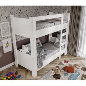 Merlin Mobilya Amanos 2 Katlı Beyaz Ranza
