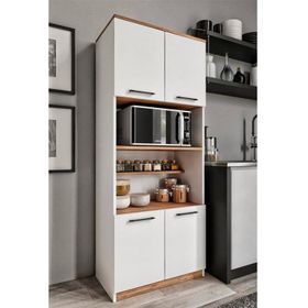 Merlin Mobilya Belek 4 Kapaklı Erzak Dolabı