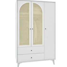 Merlin Mobilya Diamond 3 Kapakli 9 Bölmeli Dolap