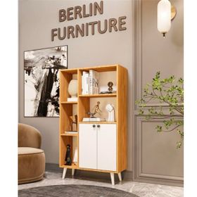 Merlin Mobilya Milano 2 Kapaklı 7 Bölmeli Kitaplık