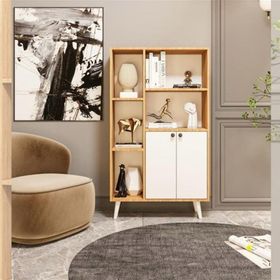 Merlin Mobilya Milano 2 Kapaklı 7 Bölmeli Kitaplık