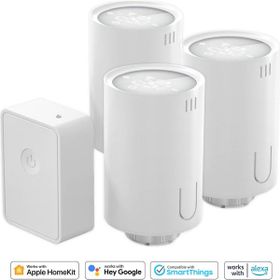 Meross Wi-Fi Uzaktan Kontrollü Akıllı HUB ve 3 Adet Termostat Vana Seti