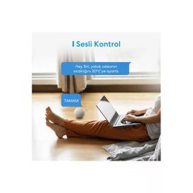 Meross Wi-Fi Uzaktan Kontrollü Yerden Isıtmalı Elektrik Bağlantılı Akıllı Termostat