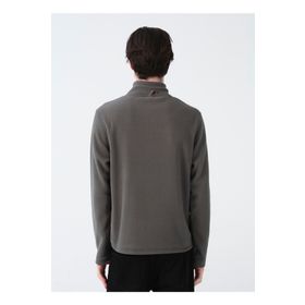 Merrell M23PLUS Düz Haki Erkek Polar Sweatshirt
