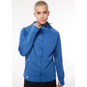 Merrell M23SPEED Mavi Erkek Kapüşonlu Düz Sweatshirt